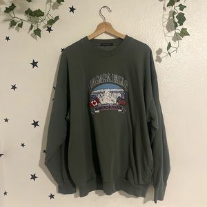 brandy melville seafoam niagara falls crewneck